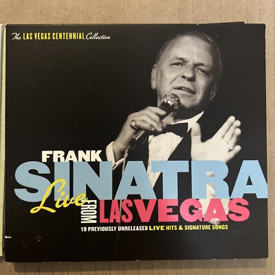 FRANK SINATRA-LIVE FROM LAS VEGAS CD (inner booklet torn)
