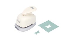 Bira Craft 3/8 inch Butterfly 3 Shape Lever Action Craft Punch for Paper Craft