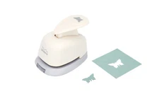 Bira Craft 3/8 inch Butterfly 3 Shape Lever Action Craft Punch for Paper Craft