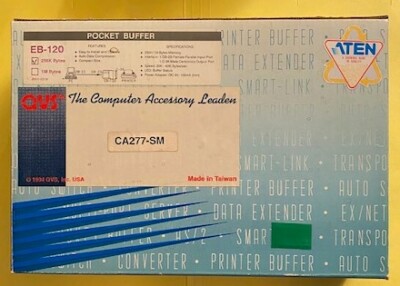 Vintage QVS ATEN Pocket Buffer Model EB-120