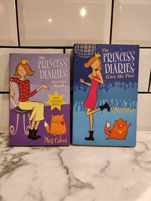 Meg Cabot The Princess Diaries Bundle 4 5 Mia Goes Fourth Give Me Five