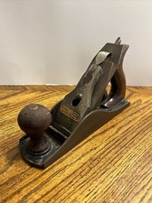 Vintage Made In USA Stanley No 4 Corrugated Bottomed Wood Plane