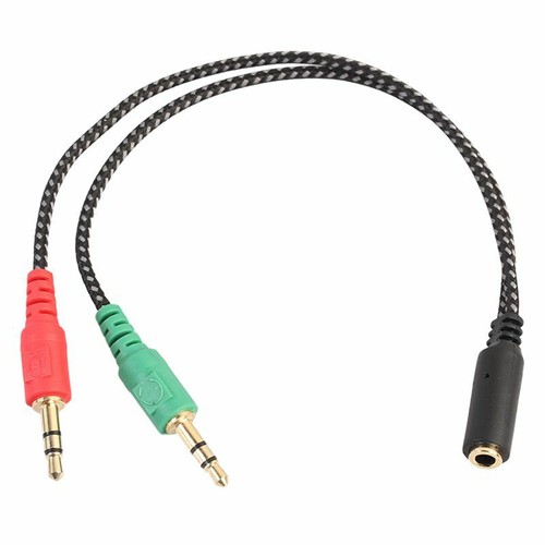 Splitter per cuffie per computer, adattatore per auricolari per PC audio e  V6K8 | eBay