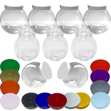 Plastic Sweet Jar Storage Jar Cookie Jar 650ml Craft Garage Kitchen Organisation