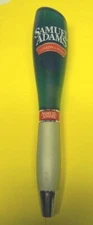 UNIQUE RARE HEAVY SAMUEL ADAMS BOSTON LAGER BEER BLUE GLASS LOOK TAP HANDLE