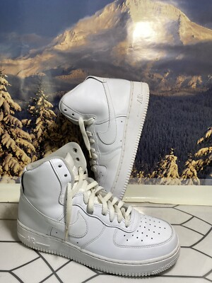 Nike Air Force 1 High '07 “Triple White” CW2290-111 Men's SZ 9.5