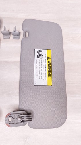 2012 - 2017 HYUNDAI ACCENT SUN VISOR SUNVISOR SHADES SET PAIR GRAY OEM - Picture 3 of 5
