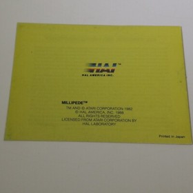 Millipede (Nintendo Entertainment System, NES) Complete w/Poster - CIB #ML