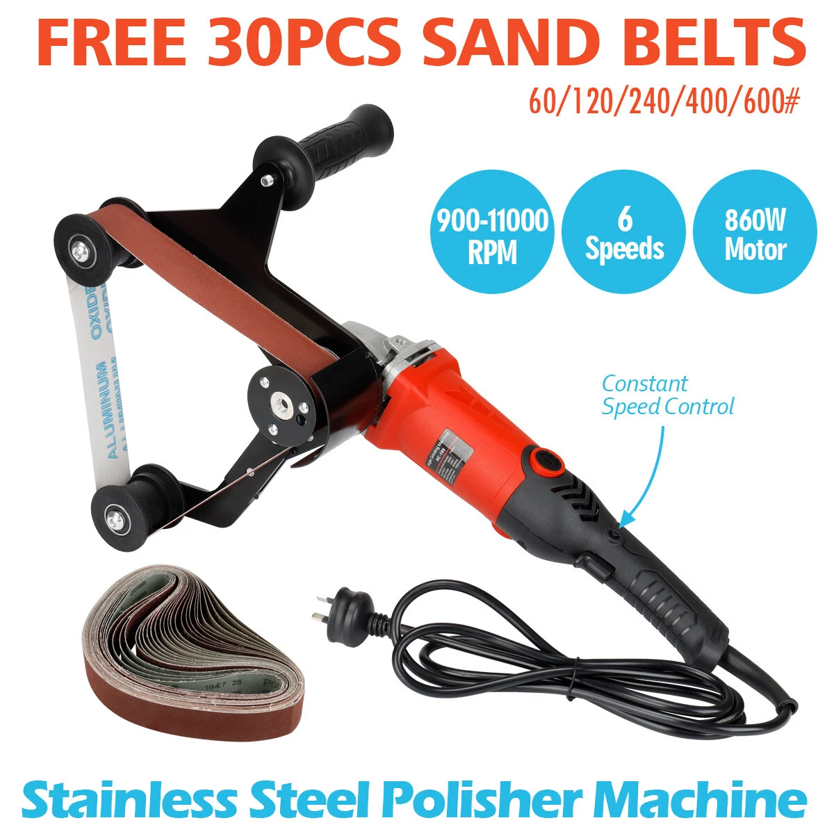 Hand held linisher deals
