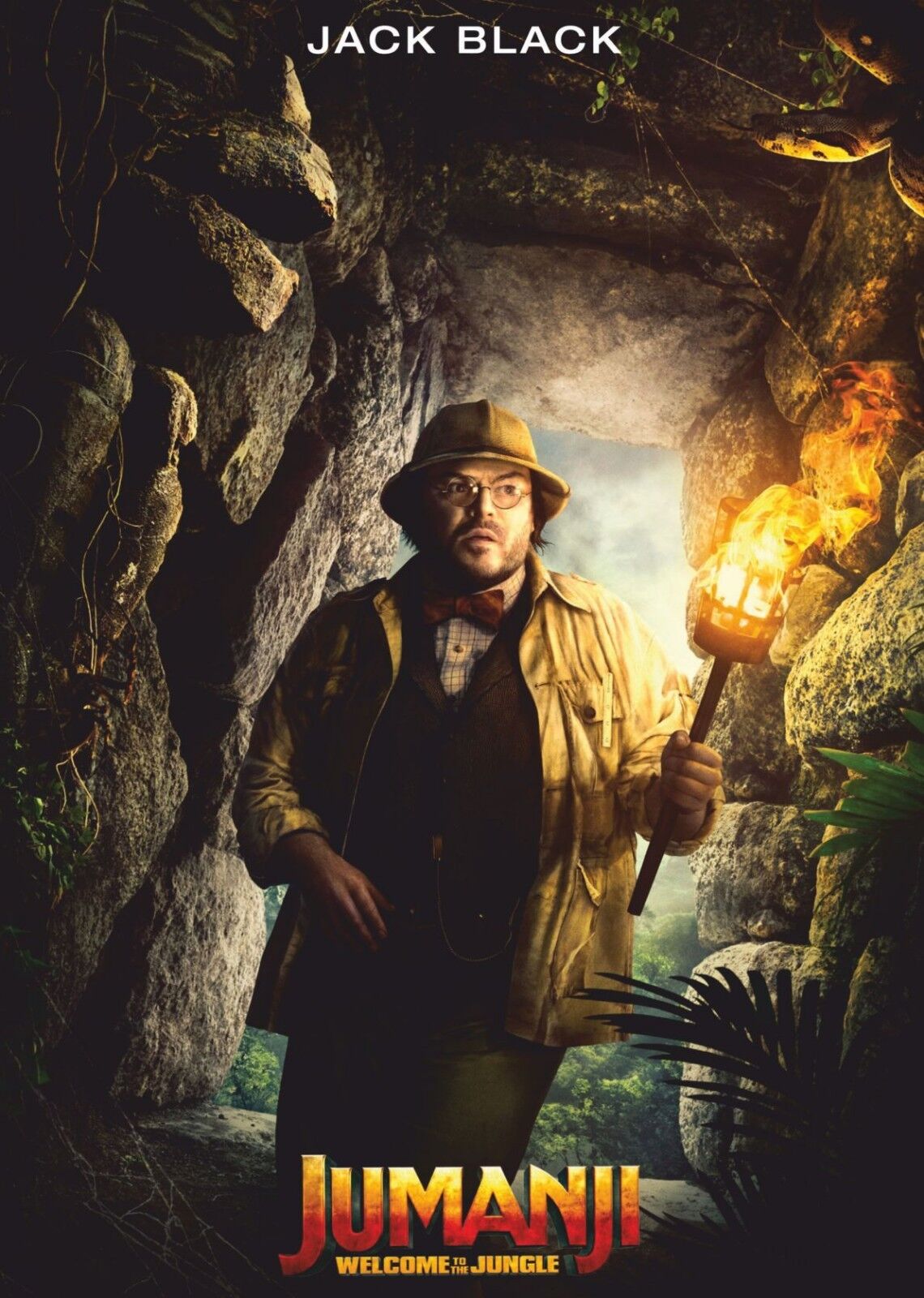 Jumanji - Welcome to the Jungle Posters - Jack Black - A3 & A4