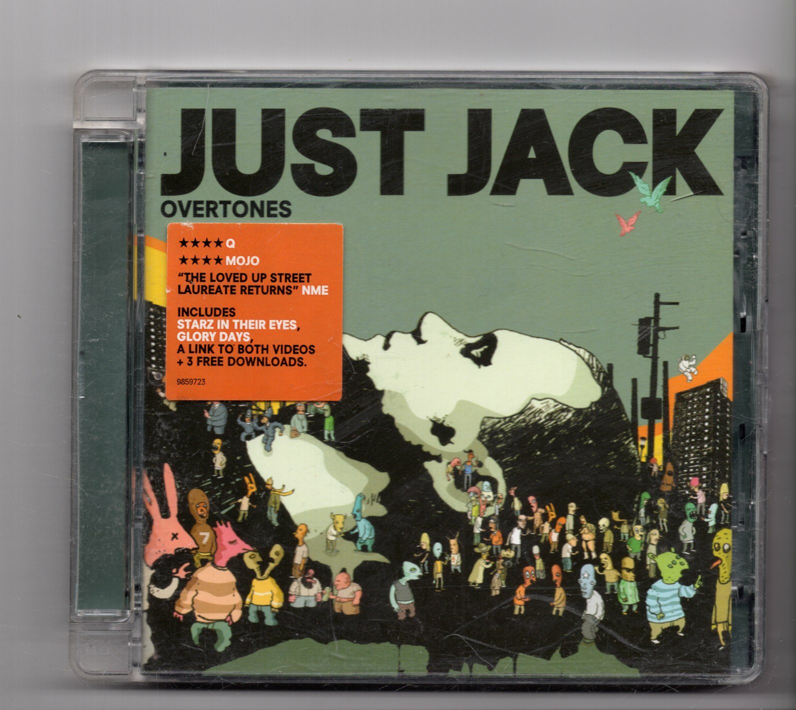(JK771) Just Jack, Overtones - 2007 CD