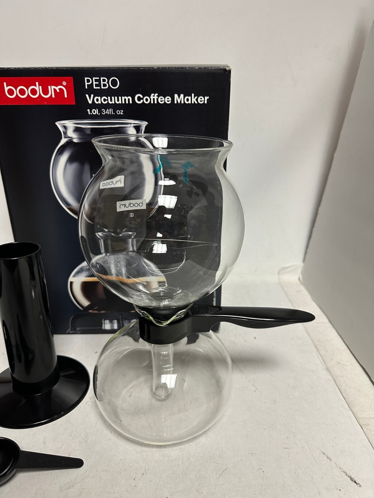Bodum PEBO Vacuum Coffee Maker, Vacuum Coffee Maker 8 cup 1 liter 34