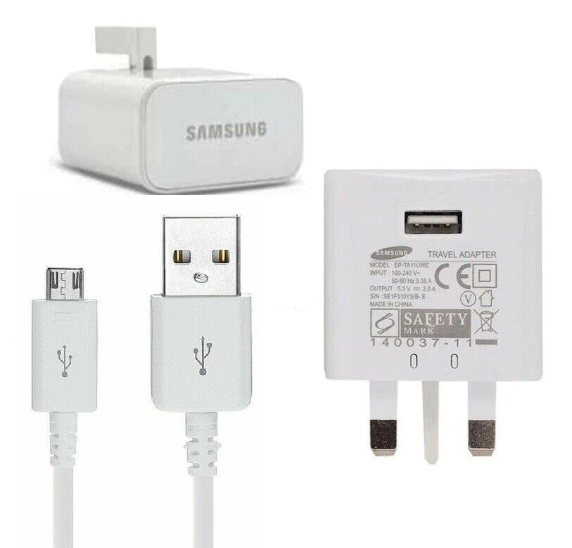 Samsung Galaxy A01 A02 A03 A10 M01 Core Mains Wall 2A Charger OR Micro USB  Cable