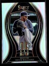 Devin Williams - 2021 Panini Select 25-Man Holo Prizm #25M-16 Milwaukee Brewers
