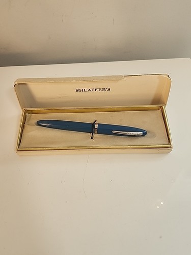 Sheaffer Blue Vintage Fountain Pen - Picture 13 of 20