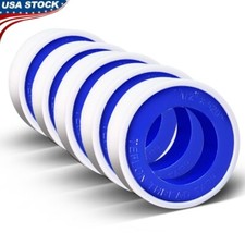 PTFE Thread Sealant Tape 5 Rolls Plumbing Duct Tape Leak Proof High Temp Durable