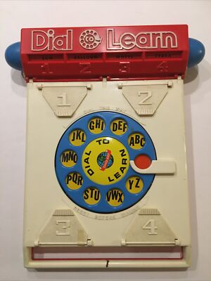 Vintage ''Dial To Learn'' Toy Daisy Heddon Ohio Art Spelling Educational Toy 1970s