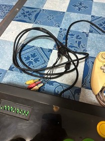 Sega Saturn console with 2 controllers and arcade sticks #6b08d6
