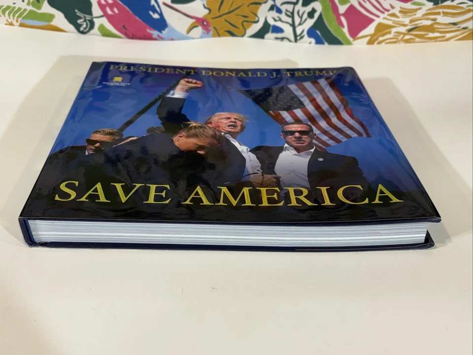President Donald J Trump Save America Hardcover Book Winning Team Publishing - Image 2 of 4