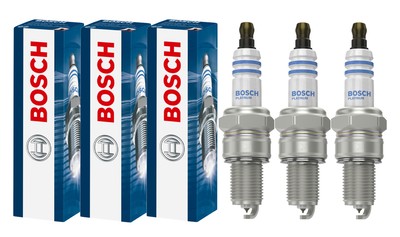 3x BOSCH Zündkerze für Citroën C5 I DC_ 2.0 16V HPi DE_ Peugeot 406 Break 8E/F