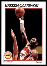 Hakeem Olajuwon 1991-92 Hoops #78 Houston Rockets NBA READ FREE SHIPPING
