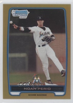 2012 Bowman Chrome Prospects Gold Refractor 8/50 Noah Perio #BCP6 0b5