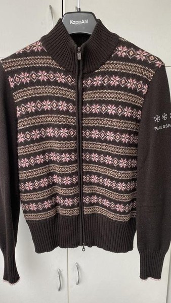 Women Paul & Shark Sweater Brown Wool 40 / L / 48