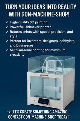 High-Precision 3D Printing Services   GON-MACHINE-SHOP