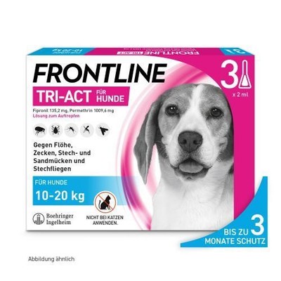 FRONTLINE Tri-Act Lsg.z.Auftropfen f.Hunde 10-20kg 3 St PZN 16359878