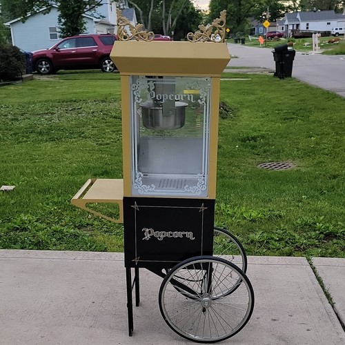Gold Medal 2404CR Commercial Grade Popcorn Popper with Cart