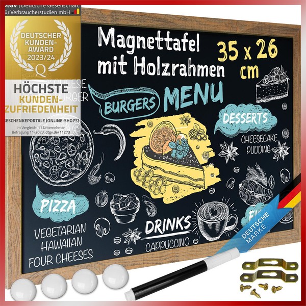 Magnettafel Wochenplaner Memoboard Magnetboard Pinnwand Tafel Kreidestift KüChe-image
