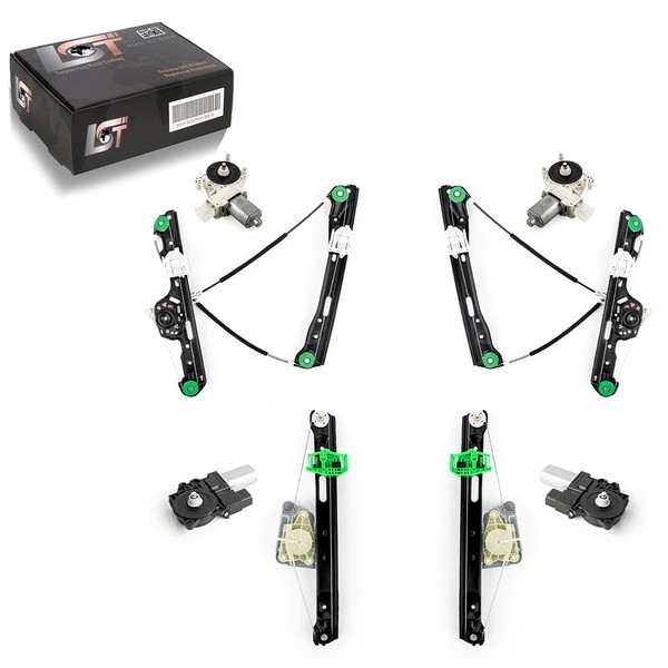 4X Fensterheber Mit Motor Vorne Hinten Links Rechts Set FüR BMW 1Er E87 04-11-image