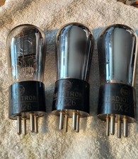 3 RCA Radiotron UX226 Vintage Vacuum Tube