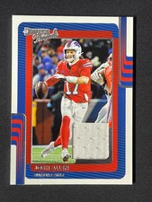 2025 Donruss Donruss Threads Patch #DTH-JAN Josh Allen /Bills YT92