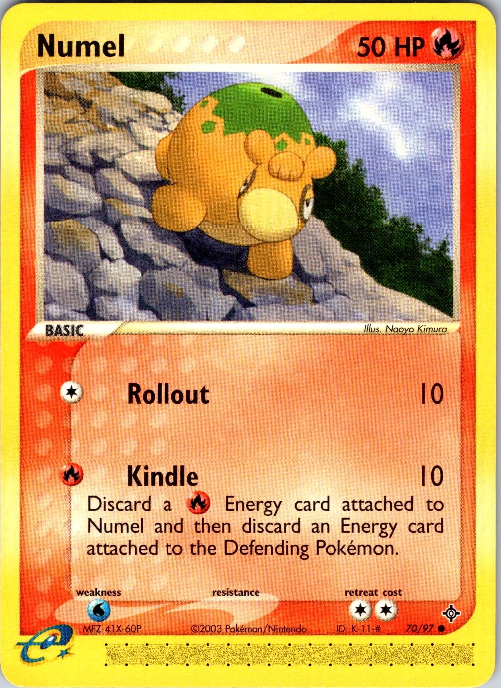 Numel 70/97 Dragon Pokemon NM Normal