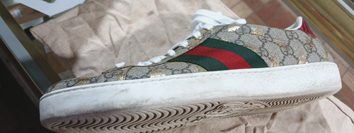 Gucci Ace GG Supreme Bees - USED-SIZE 9N #548950 - Picture 5 of 15
