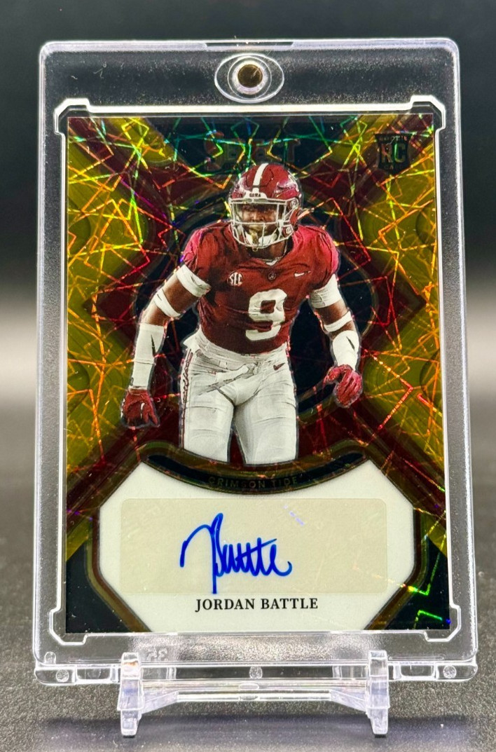 2023 Select Draft  - Rookie Signatures Jordan Battle #RS-JBA GOLD LAZER /75 AUTO
