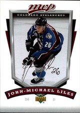 2006-07 Upper Deck MVP #72 John-Michael Liles - HKY