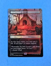 1x Blood Crypt Lorwyn Eclipsed Mtg Magic Card Land Mana ECL Foil Borderless 349