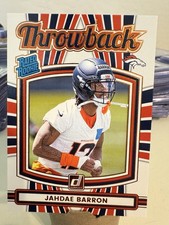 Jahdae Barron 2025 Panini Donruss Rated Rookie Throwback #24 Broncos NFL