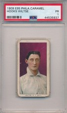 1909 E95 PHILADELPHIA CARAMEL - HOOKS WILTSE - PSA 1 PR (SVSC) CENTERED!