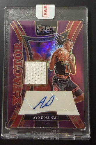 AYO DOSUNMU 2024-25 Panini Select X-Factor Patch Auto #XMS-AYO 9/99