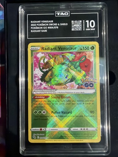 Radiant Venusaur graded TAG 10 for sale on eBay