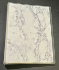 New Happie Scrappie Marble Grey Jumbo size Planner Sticker Album