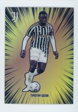 2023 Timothy Weah Daka Holocene Golden Moment Juventus Soccer Card 14/20