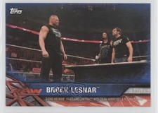 2017 Topps WWE Road to Wrestlemania Blue 44/99 Brock Lesnar #20 0d8v