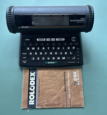 Vintage Rolodex The Electrodex Basic 24K w/ Spin Dial  Manual 1990