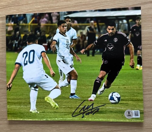 LUIS SUAREZ SIGNED INTER MIAMI 8X10 PHOTO BAS BECKETT 3 - Bild 1 von 2