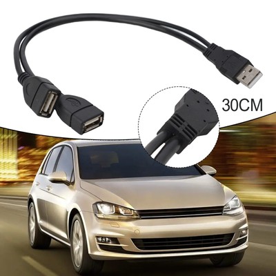 USB 20 A m?nnlich zu 2 Dual USB m?nnlich Y Splitter Hub Stromkabel Adapterkabel