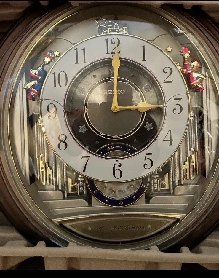 Seiko Melodies In Motion Angels Wall Clock